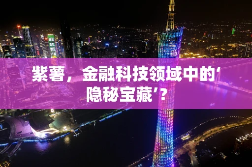 紫薯，金融科技领域中的‘隐秘宝藏’？