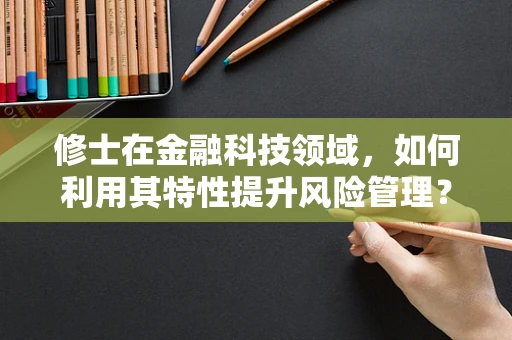 修士在金融科技领域，如何利用其特性提升风险管理？
