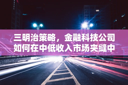 三明治策略，金融科技公司如何在中低收入市场夹缝中求生存？