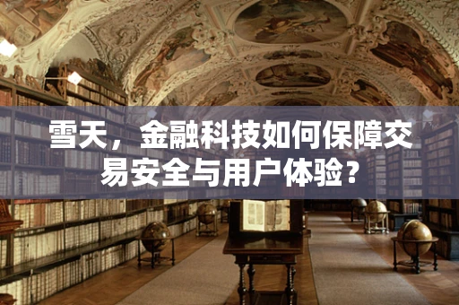 雪天，金融科技如何保障交易安全与用户体验？