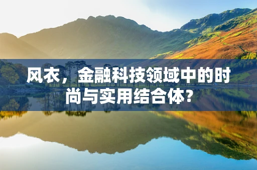 风衣，金融科技领域中的时尚与实用结合体？