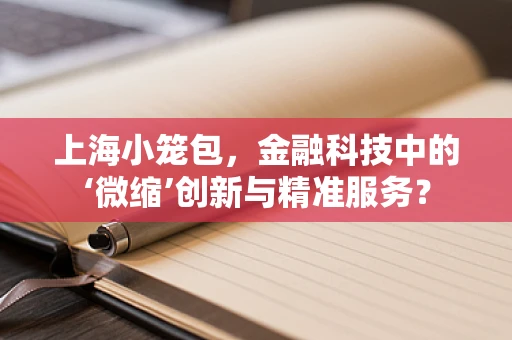 上海小笼包，金融科技中的‘微缩’创新与精准服务？