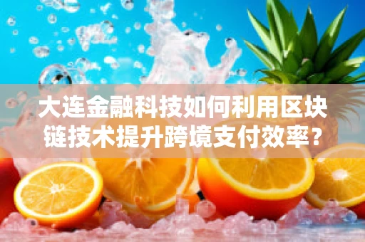 大连金融科技如何利用区块链技术提升跨境支付效率？