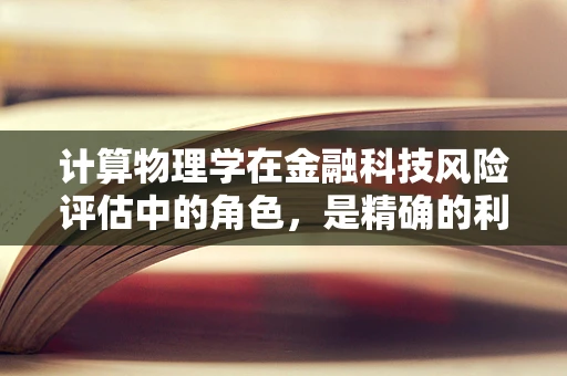 计算物理学在金融科技风险评估中的角色，是精确的利器还是过度的复杂化？