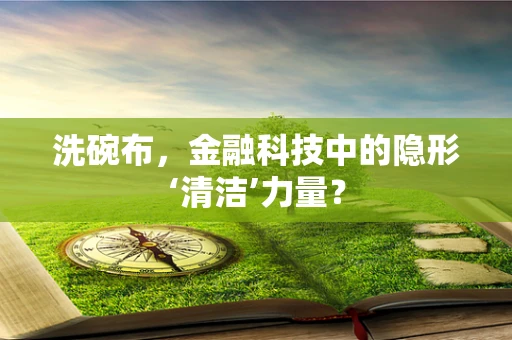 洗碗布，金融科技中的隐形‘清洁’力量？